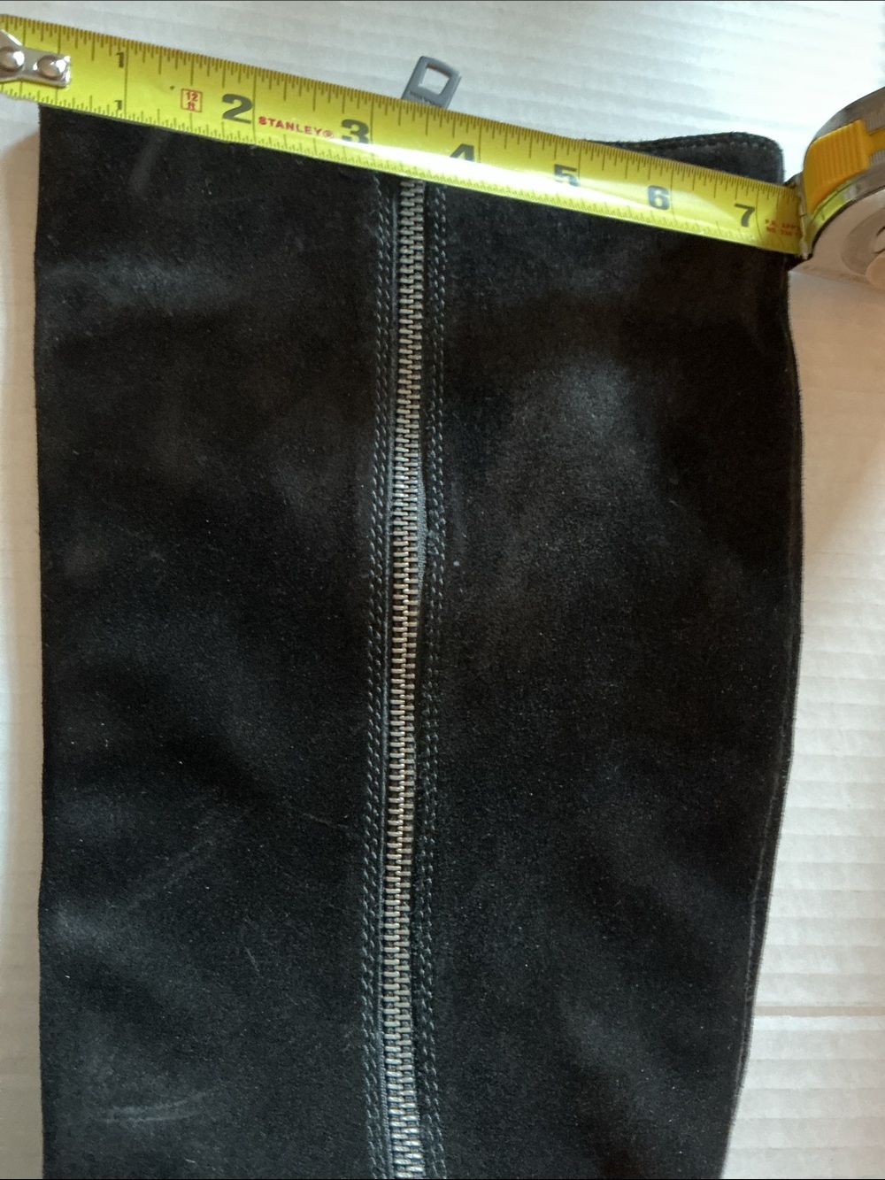 Coach Black Suede Knee-High and Ankle Boots with Embellished Heels - Picture 8 of 9